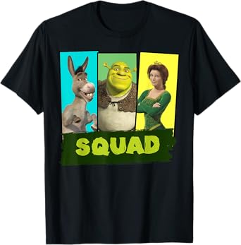 Shrek Squad Group Shot Panel Lineup Poster T-Shirt