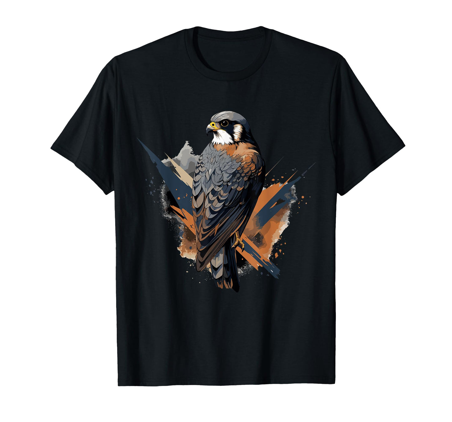 American Kestrel Bird Geometric Patten Art,Cute Kestrel Lov T-Shirt