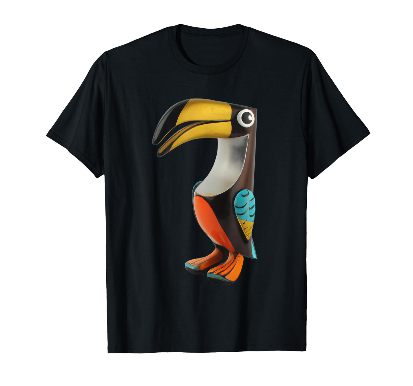 Mid Century Modern Toucan Tiki T-Shirt