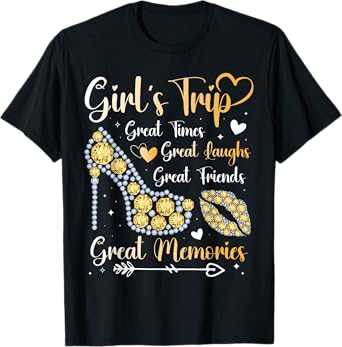 Girls Trip 2025 Weekend Vacation Trip Party Matching T-Shirt