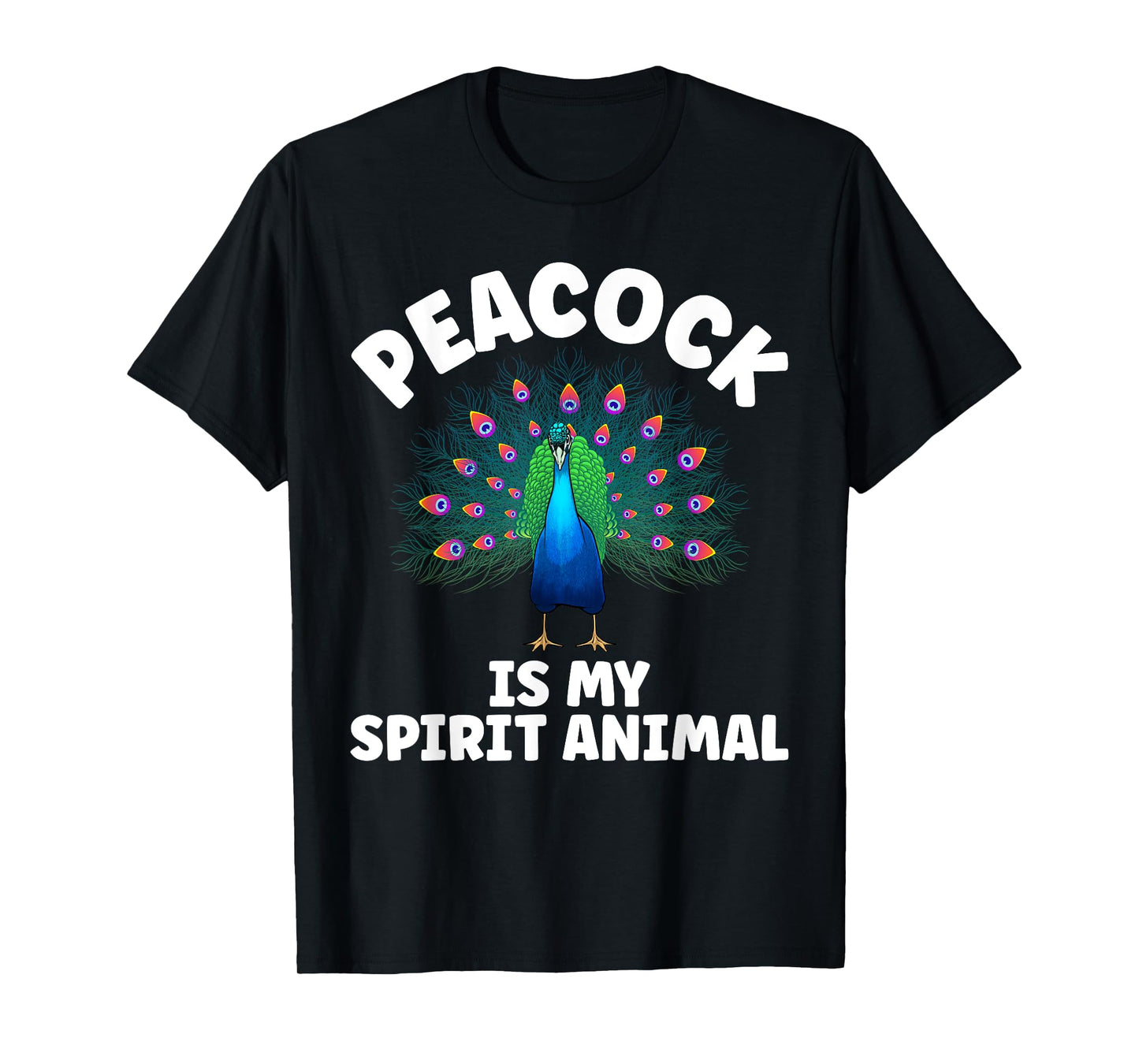 Funny Peacock Design For Men Women Pheasant Peacock Lovers T-Shirt