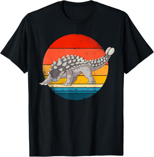 Great Ankylosaurus Retro Dinosaur Outfit T-Shirt