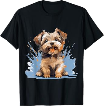 Morkie Dog Breed Pet Cute Graphic T-Shirt