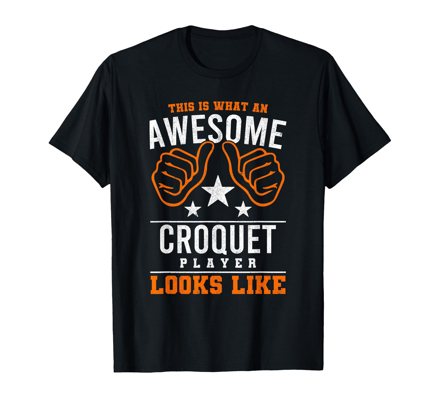 This Is What An Awesome Croquet Player Mallet Lawn Game T-Shirt