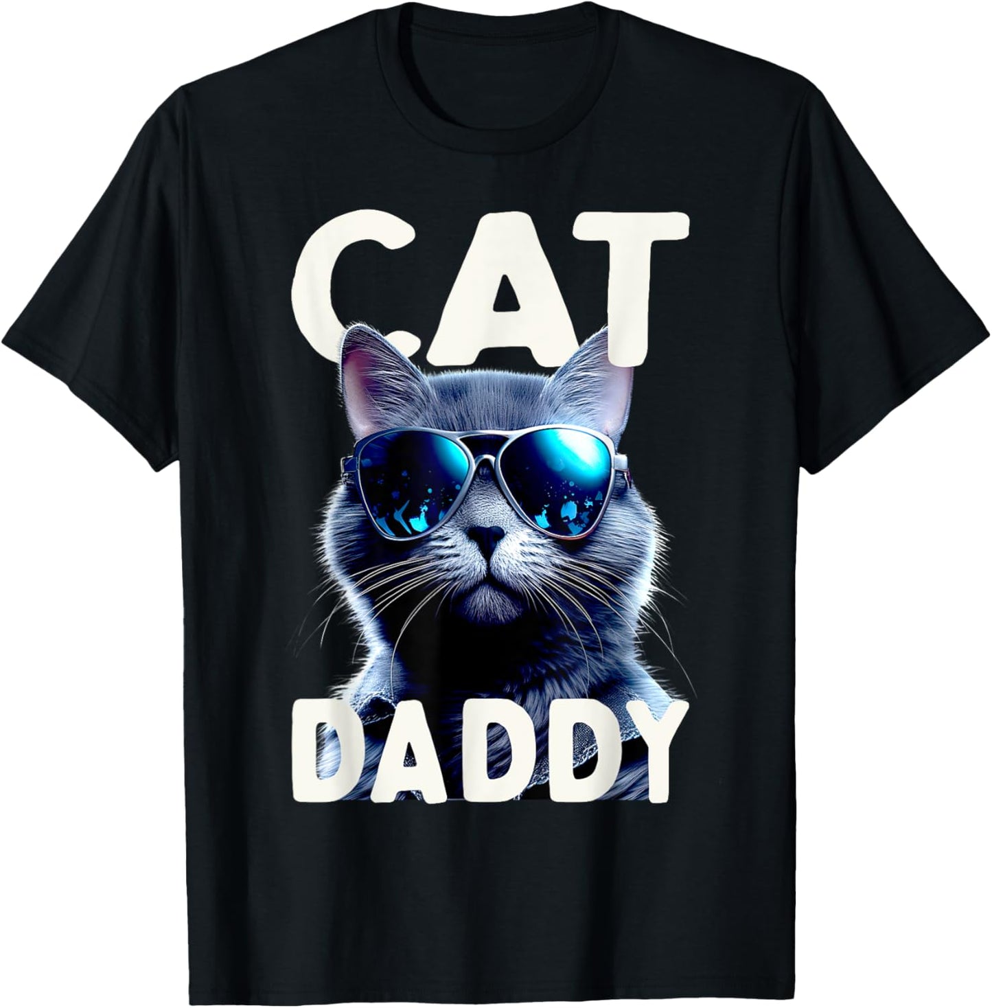 Cat Daddy Cats Dad Father Tomcat Daddy Fathers Day Cat T-Shirt