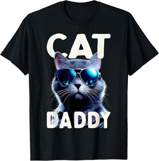 Cat Daddy Cats Dad Father Tomcat Daddy Fathers Day Cat T-Shirt