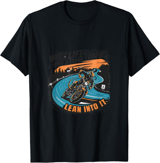 Funny life quote Xmas Family Teacher Dad Mom motorcycle T-Shirt