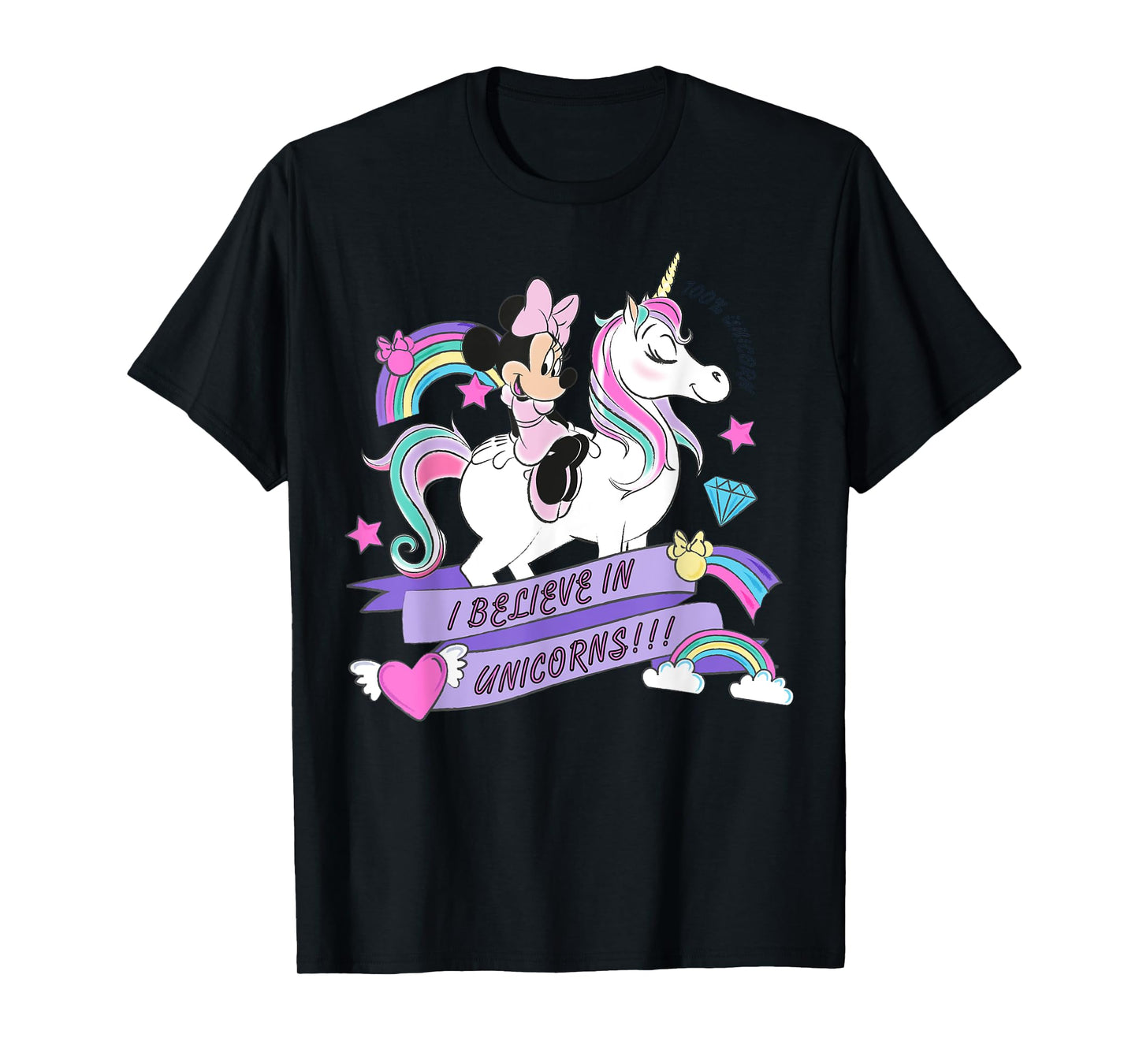 Disney Minnie Mouse Unicorn 100 Unicorn T-Shirt