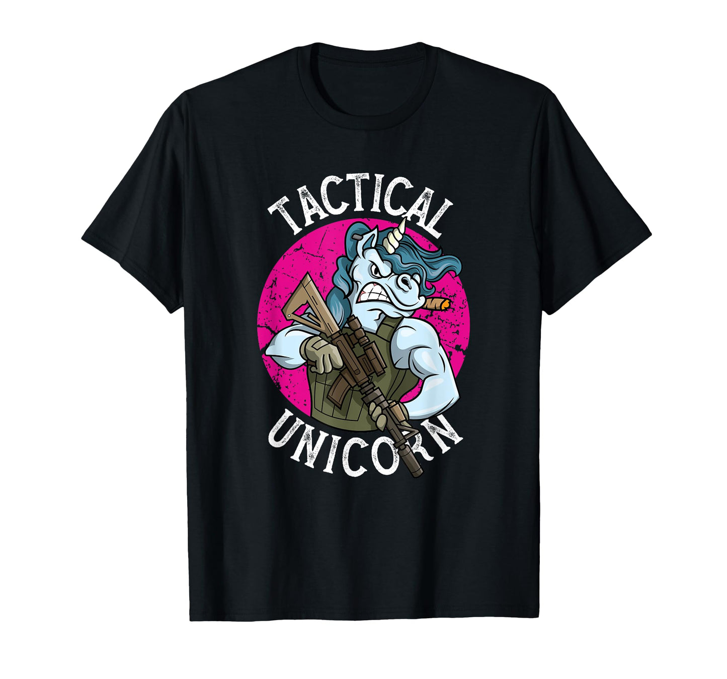 Funny Police Tactical Unicorn for Military Law Enforcement T-Shirt