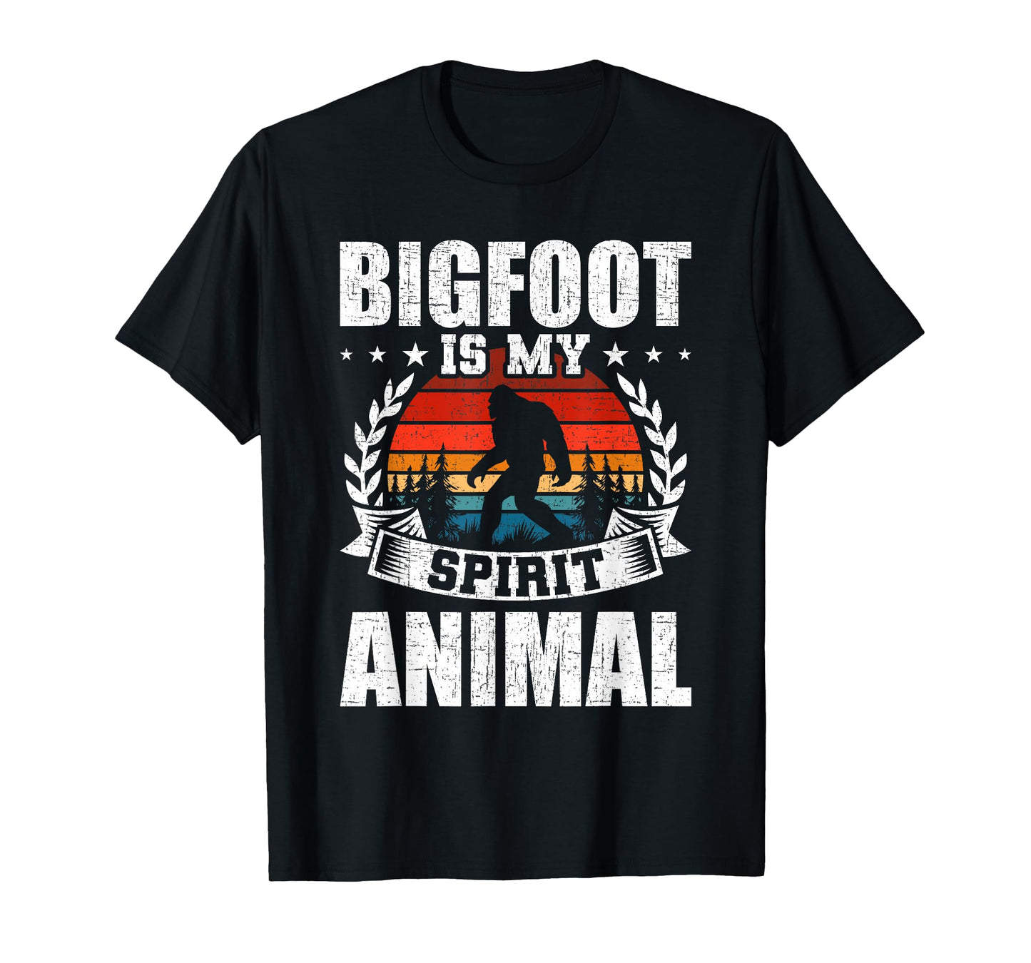 Bigfoot is My Spirit Animal lover T-Shirt