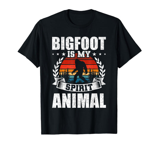 Bigfoot is My Spirit Animal lover T-Shirt