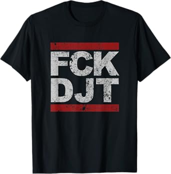 RISE AND RESIST Tees Unisex-Adult Distressed Modern Black T-Shirt