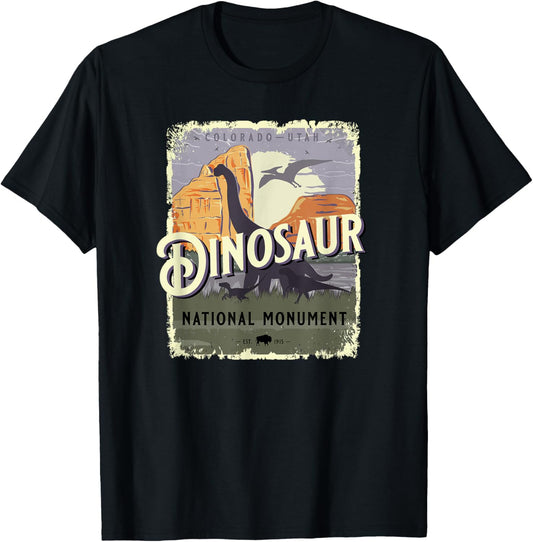 Dinosaur National Monument Colorado Utah USA Souvenir T-Shirt