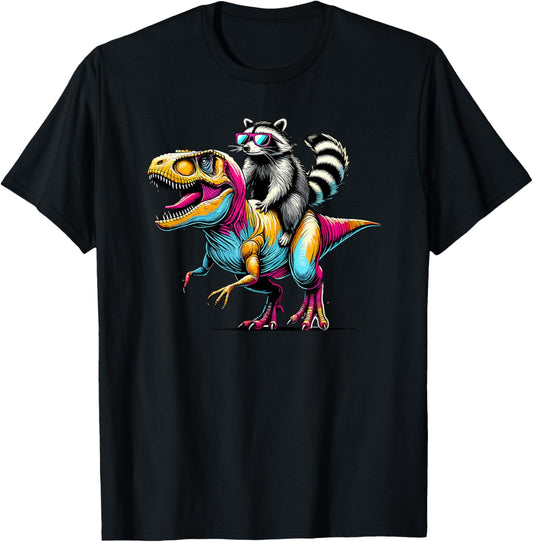 Dinosaur T-Rex Raccoon Tyrannosaurus Rex Raccoons T-Shirt