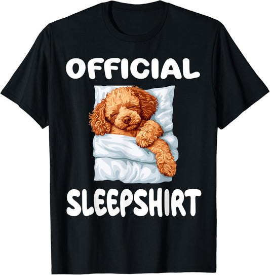 Toy Poodle Dog Official Sleepshirt Pajamas Nightgown T-Shirt