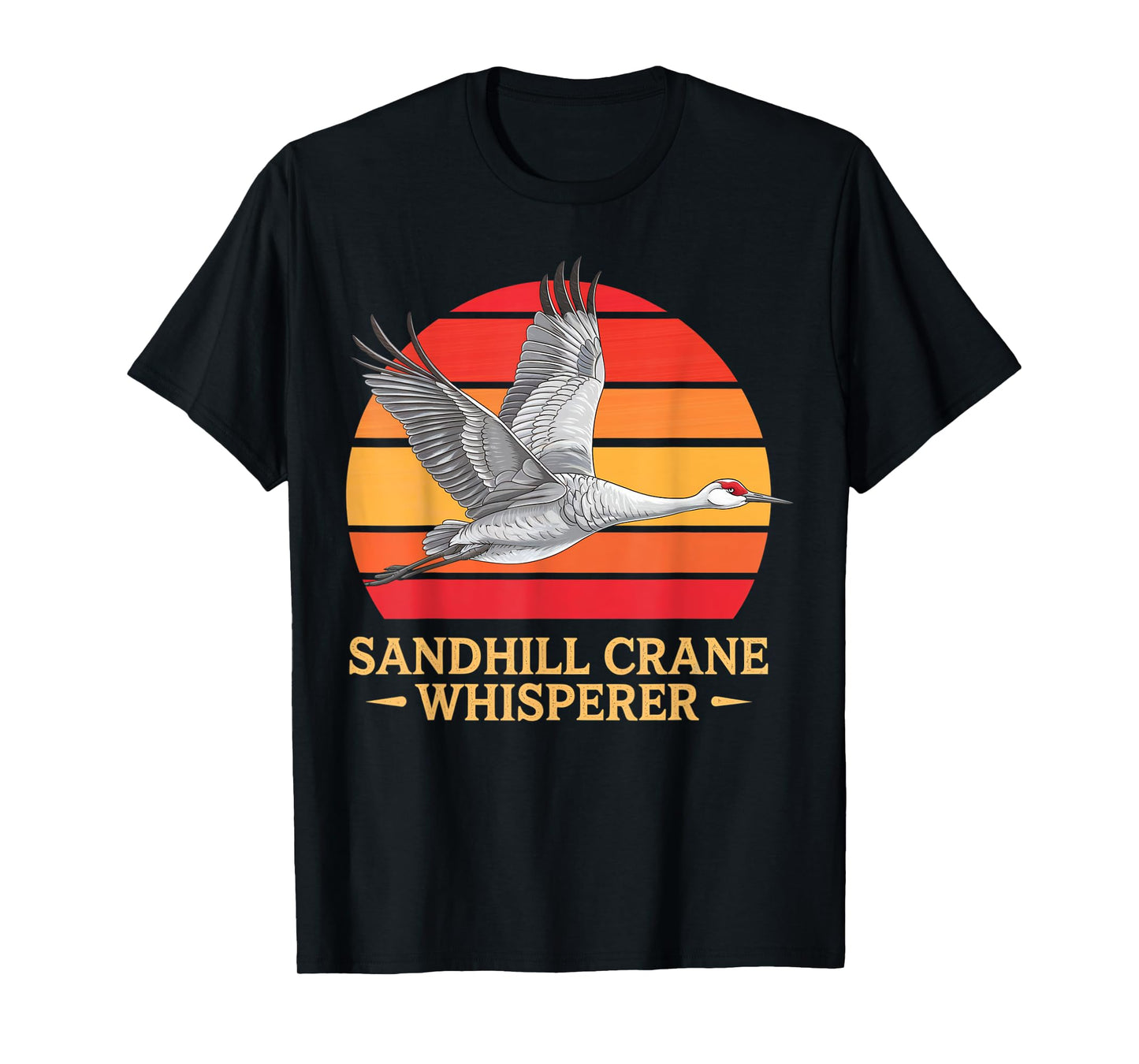 Sandhill Crane – Majestic Bird Lover Design T-Shirt