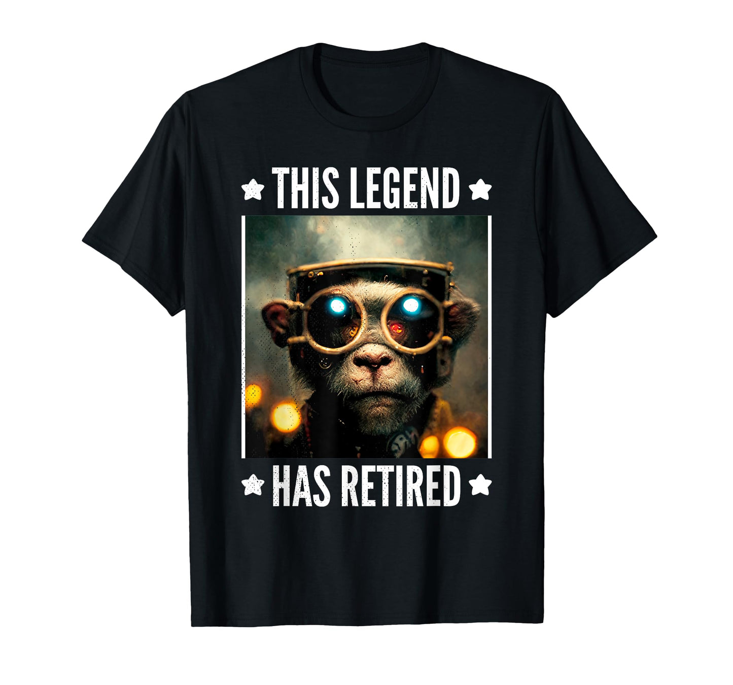 This legend has retired. Cool illustrated monkey. T-Shirt