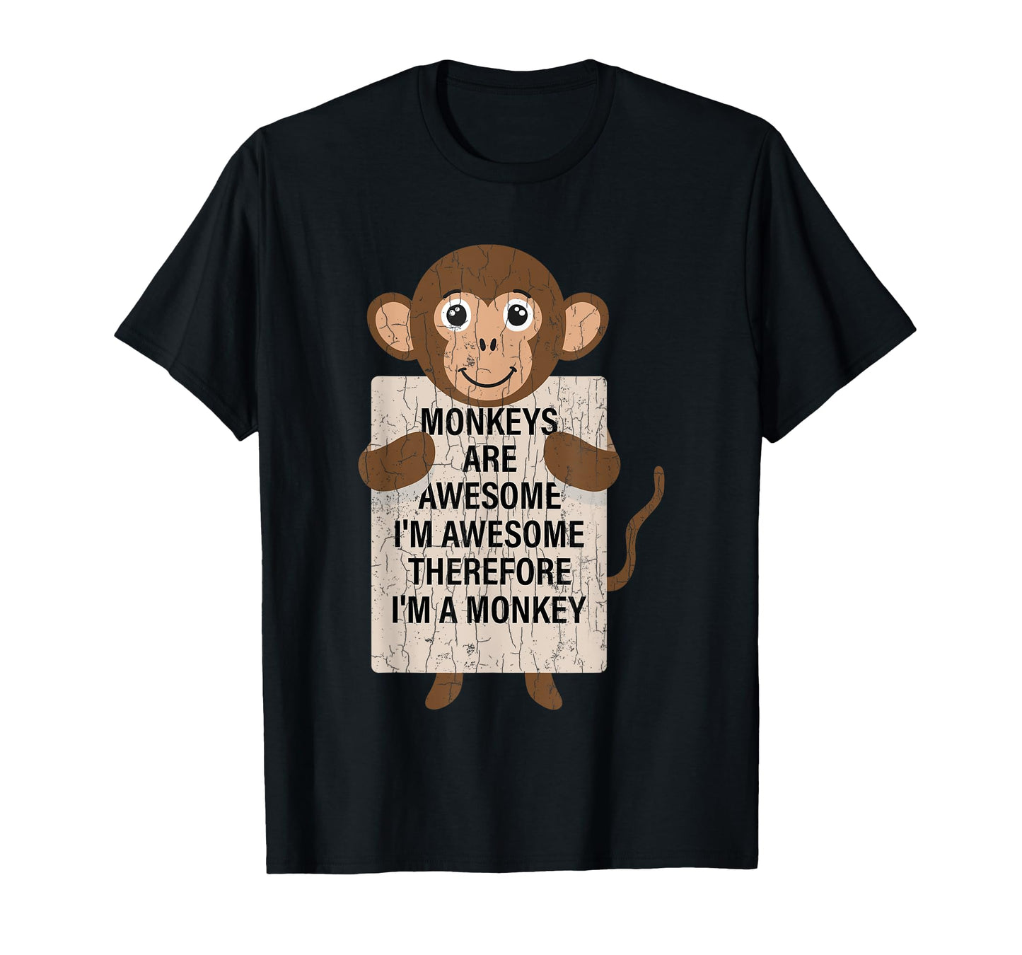 Monkeys Are Awesome Funny Monkey Animal Lover Graphic T-Shirt