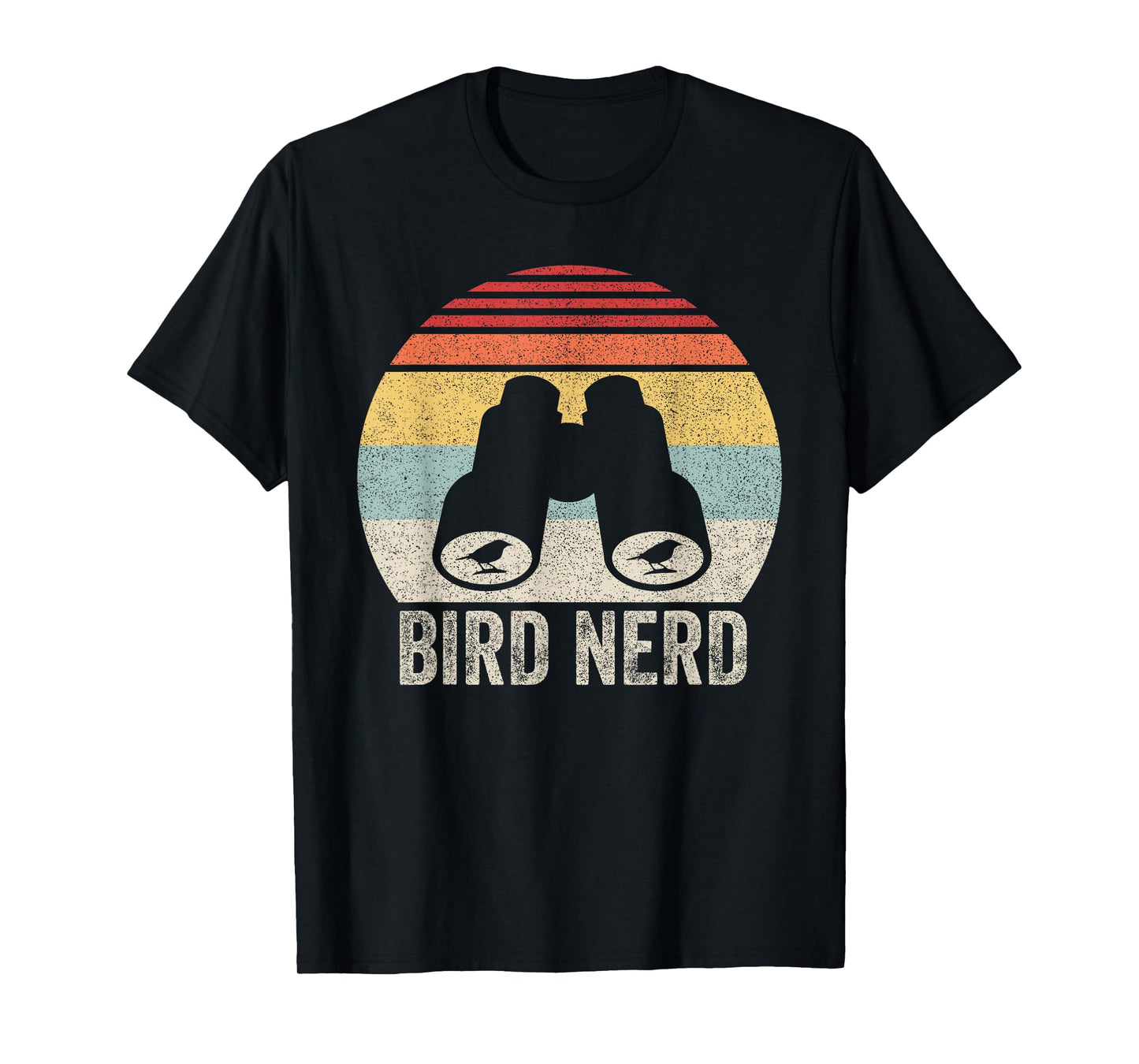 Retro Bird Nerd Shirt Birdwatcher Enthusiast Nature Animal T-Shirt