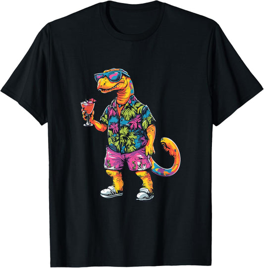 Funny Dinosaur brontosaurus Summer Vacation T-Shirt