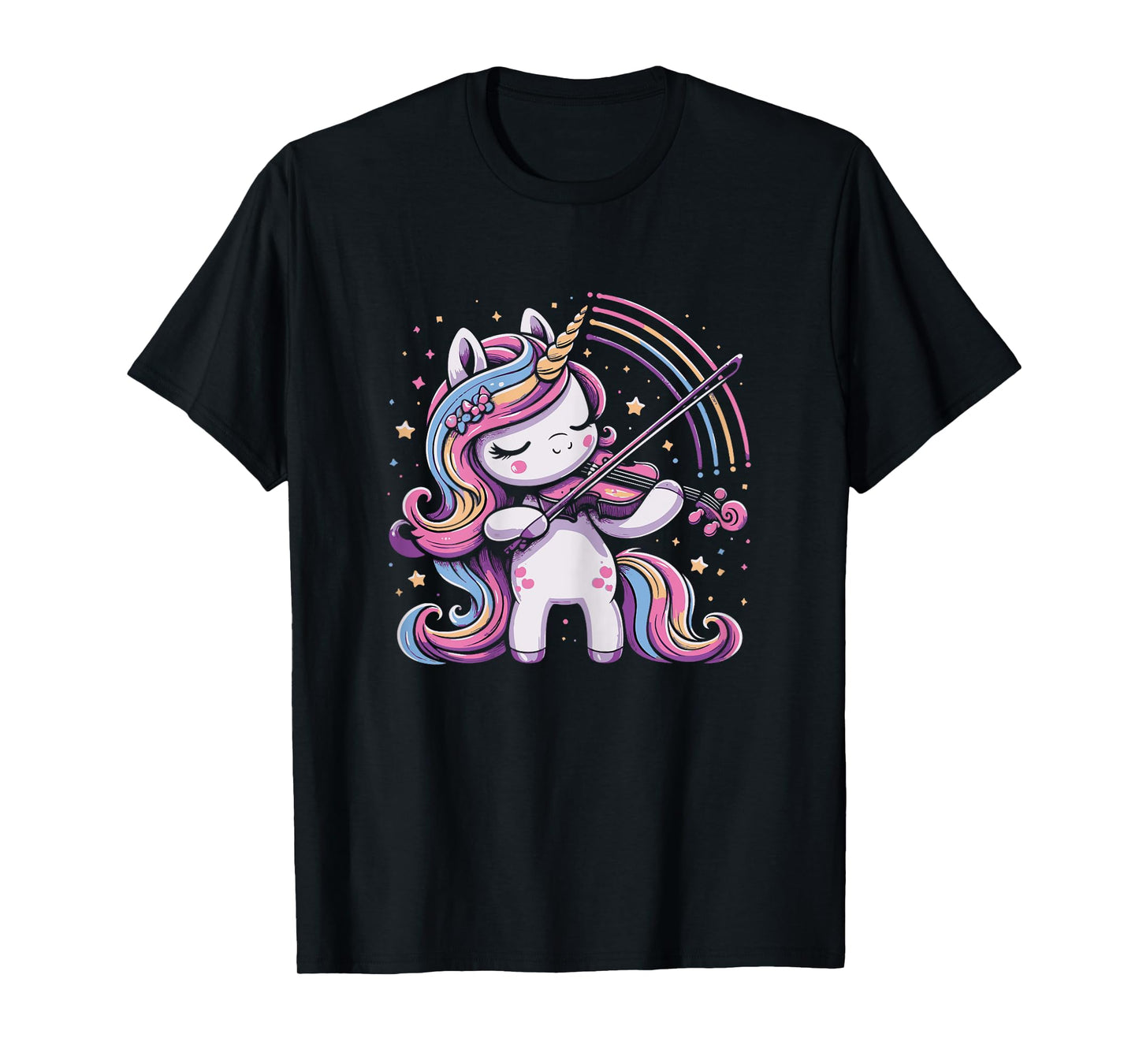 Unicorn Playing Violin Violinist Violin Player T-Shirt