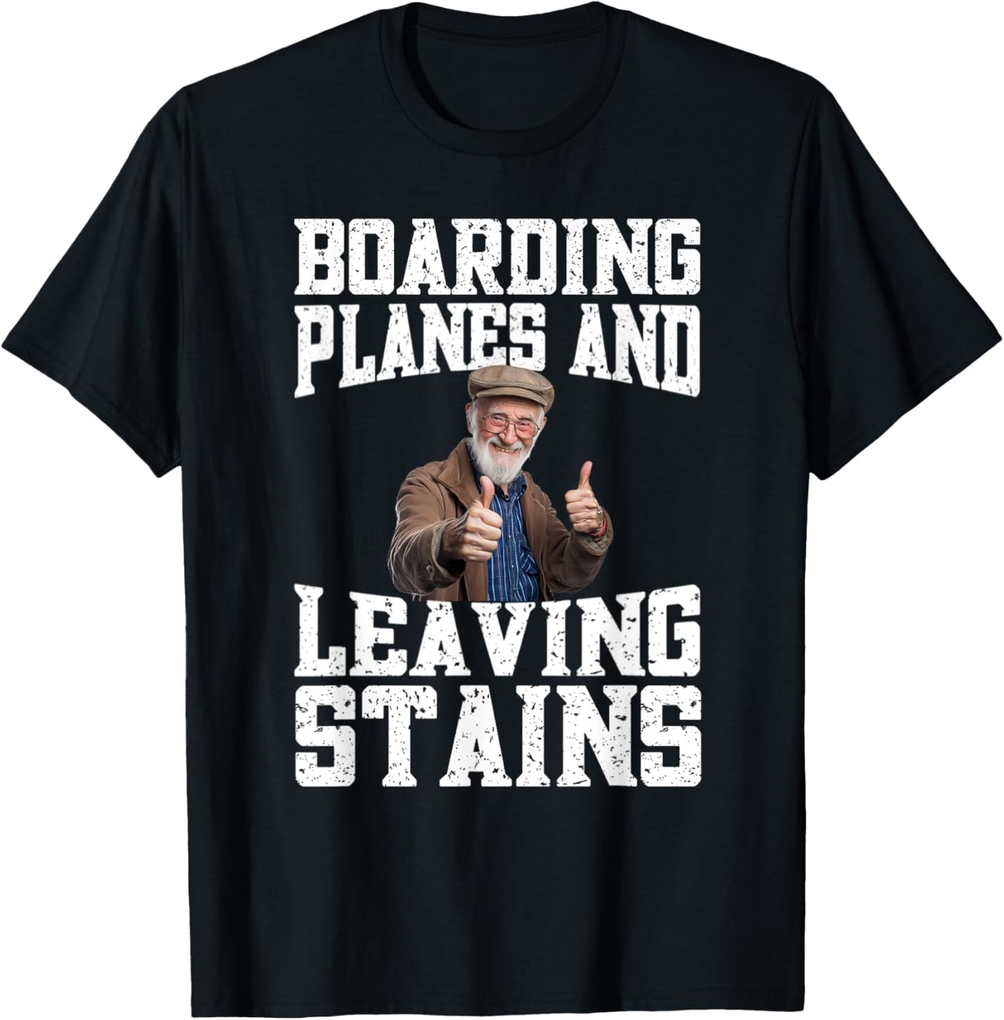 Funny Inappropriate Vacation Design Embarrassing Airport T-Shirt, Small, Black