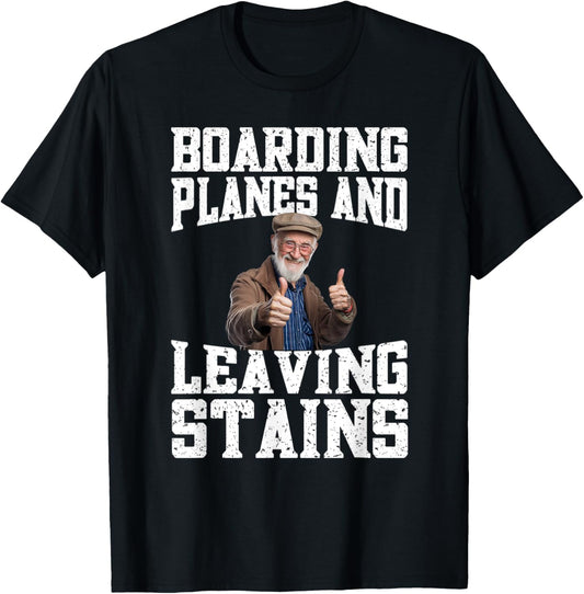 Funny Inappropriate Vacation Design Embarrassing Airport T-Shirt, Small, Black