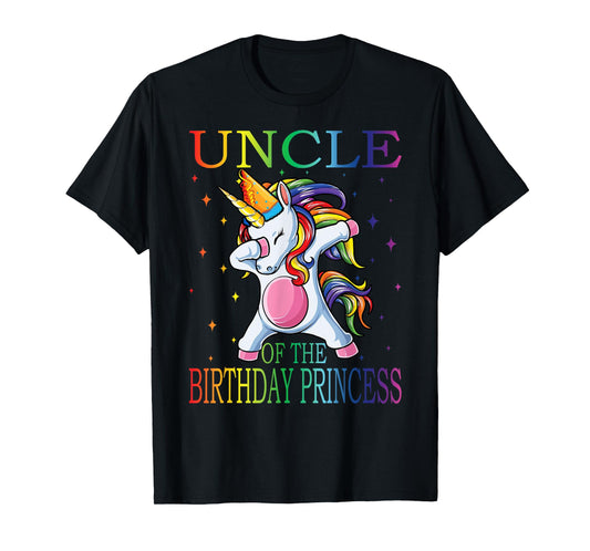 Uncle Of The Birthday Princess Unicorn T-Shirt