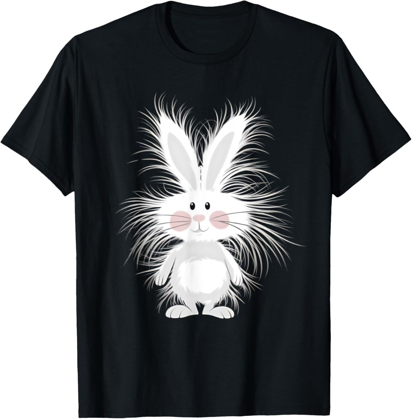 Frazzled Bunny Cute Easter Humor Rabbit Holiday T-Shirt