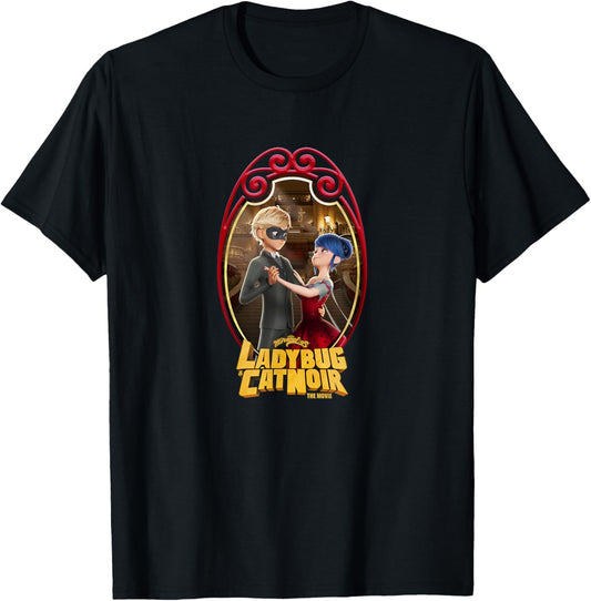 Miraculous Ladybug and Cat Noir The Movie Ball Dancing T-Shirt
