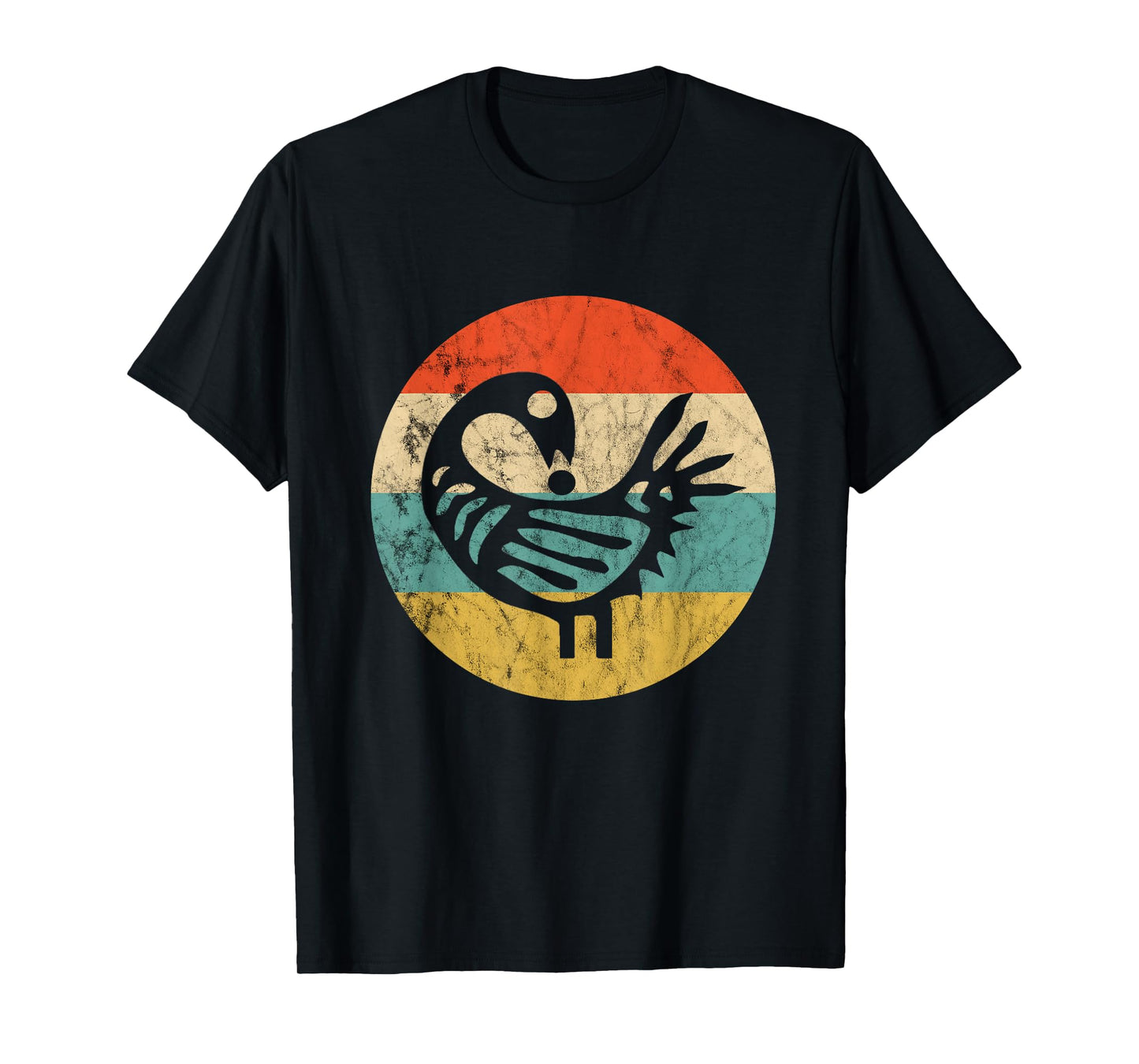 Sankofa Retro Vintage Learn From The Past African Bird T-Shirt