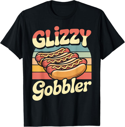 Retro Glizzy Gobbler T-shirt T-shirt