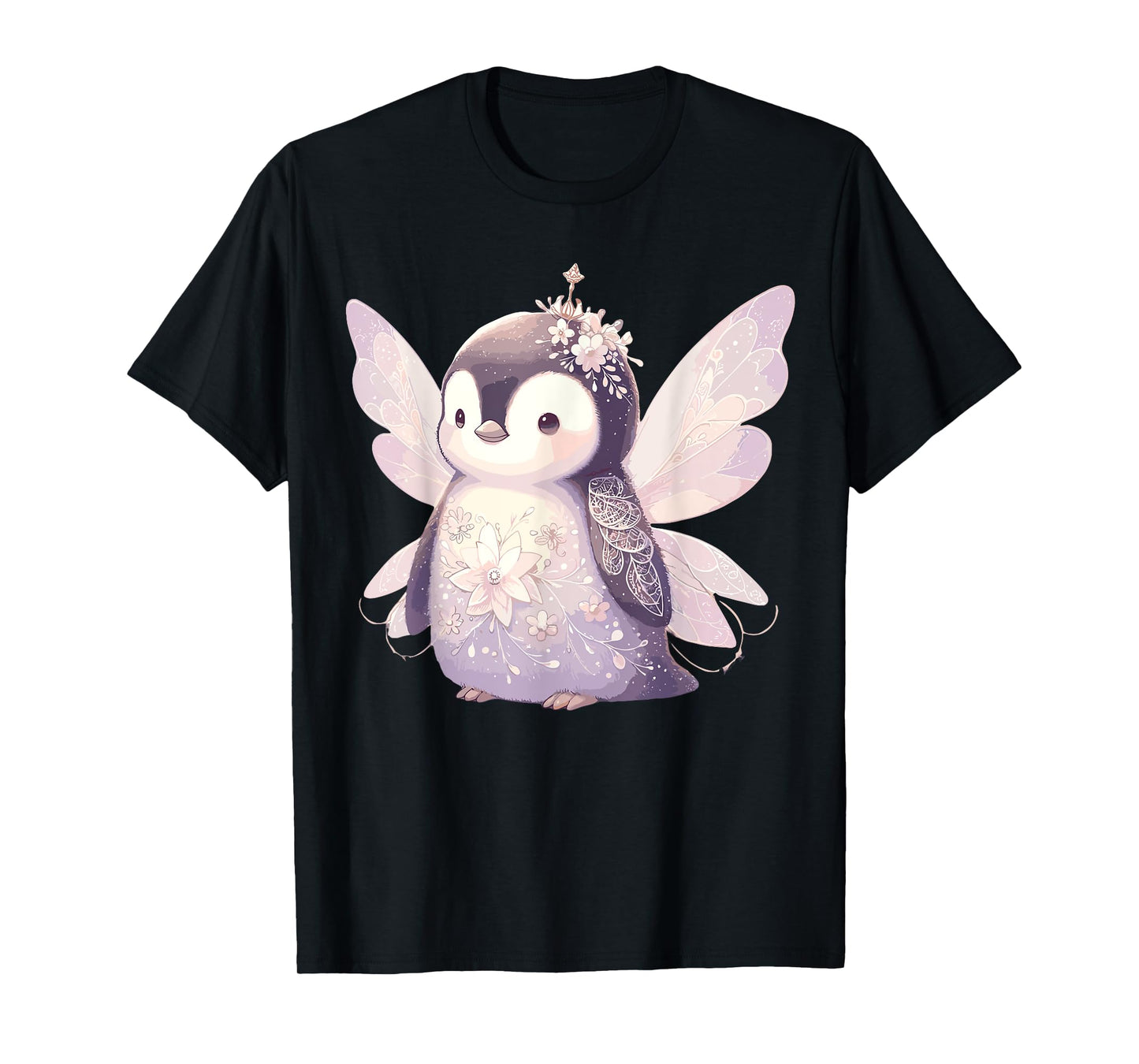 Cute Fairy Fairycore Aesthetic Penguin Lover Apparel Penguin T-Shirt