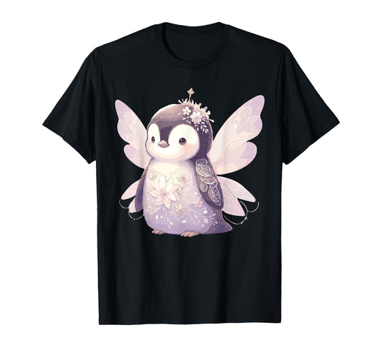 Cute Fairy Fairycore Aesthetic Penguin Lover Apparel Penguin T-Shirt