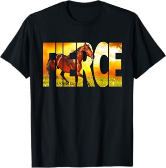 FIERCE Horse Shirt - Arabian Bay Stallion T-Shirt