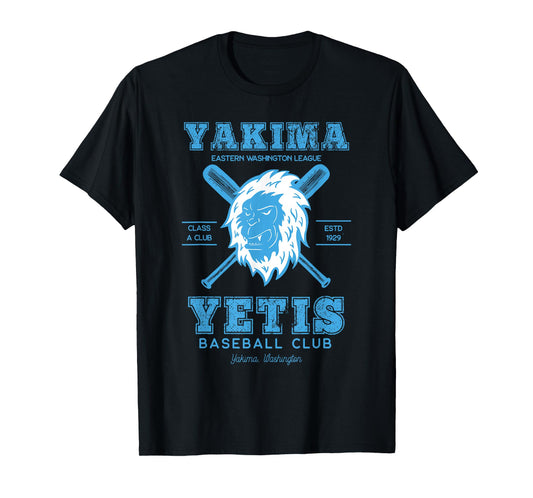 Yakima Yetis Retro Minor League Baseball Team T-Shirt