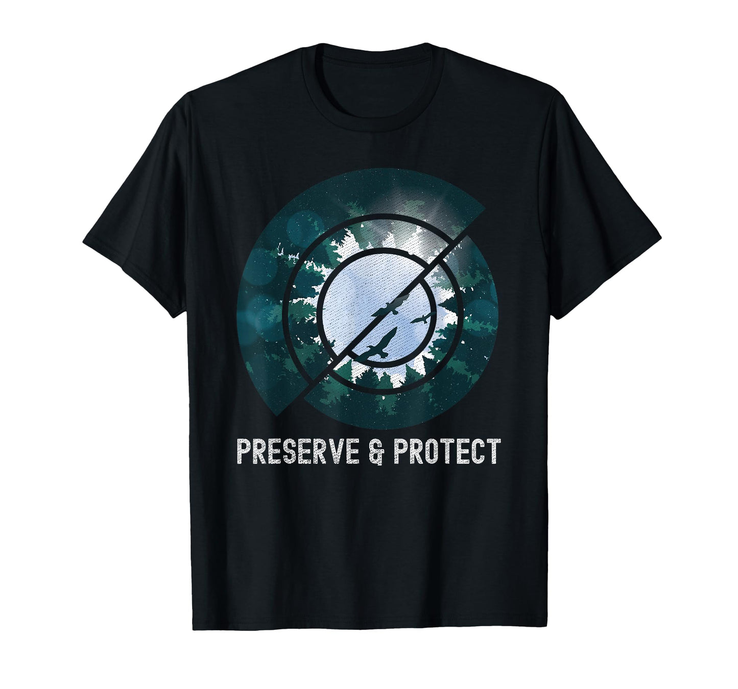 Wildlife Nature Preserve & Protect Bird Forest Conservation T-Shirt