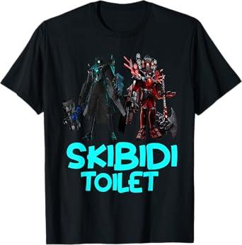 Birthday Boy Gifts for Kids, Adults Skibidi toilet T-Shirt