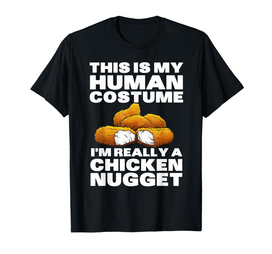Chicken Nugget Art For Men Women Kids Chicken Nugget Costume T-Shirt