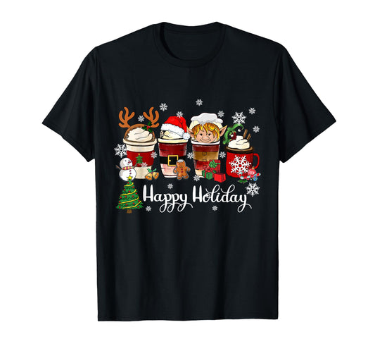 Christmas Coffee Xmas for Coffee Lover Christmas 2025 T-Shirt