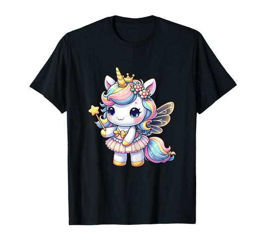 Unicorn Fairy Birthday Unicorn Party Girls Outfit T-Shirt