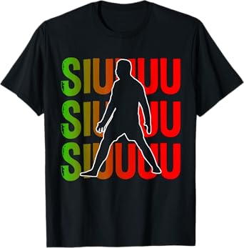 Siuuuu Funny Soccer Present For Soccer Lovers Fan Kid's Boys T-Shirt