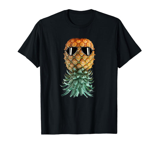 Matching Wife & Husband Upside Down Pineapple T-Shirt