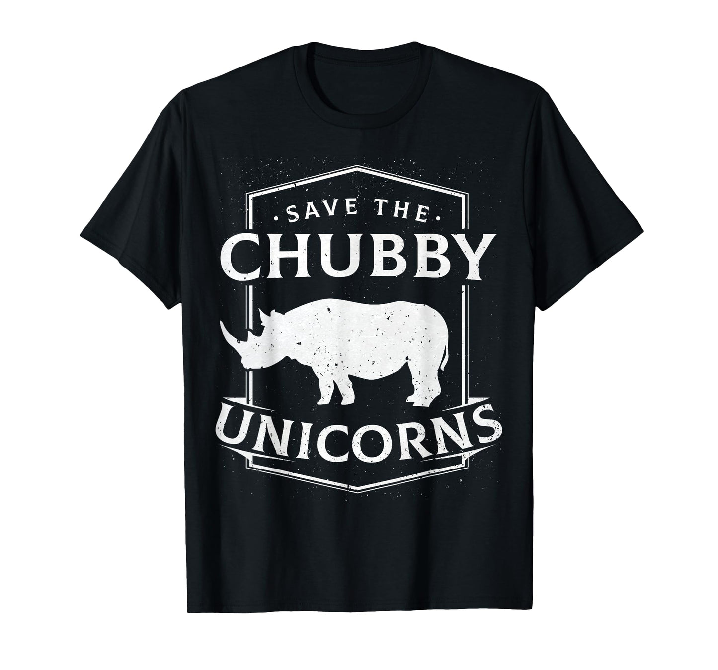 Save The Chubby Unicorns T-Shirt Gift Unicorn Rhino Shirt T-Shirt