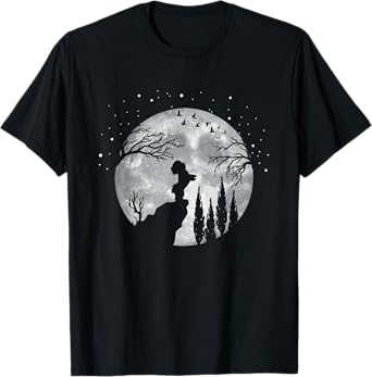 Bichon Frise Pet Dog Full Moon At Night - Bichon Frise Dogs Men Women Girls Kids T-Shirt