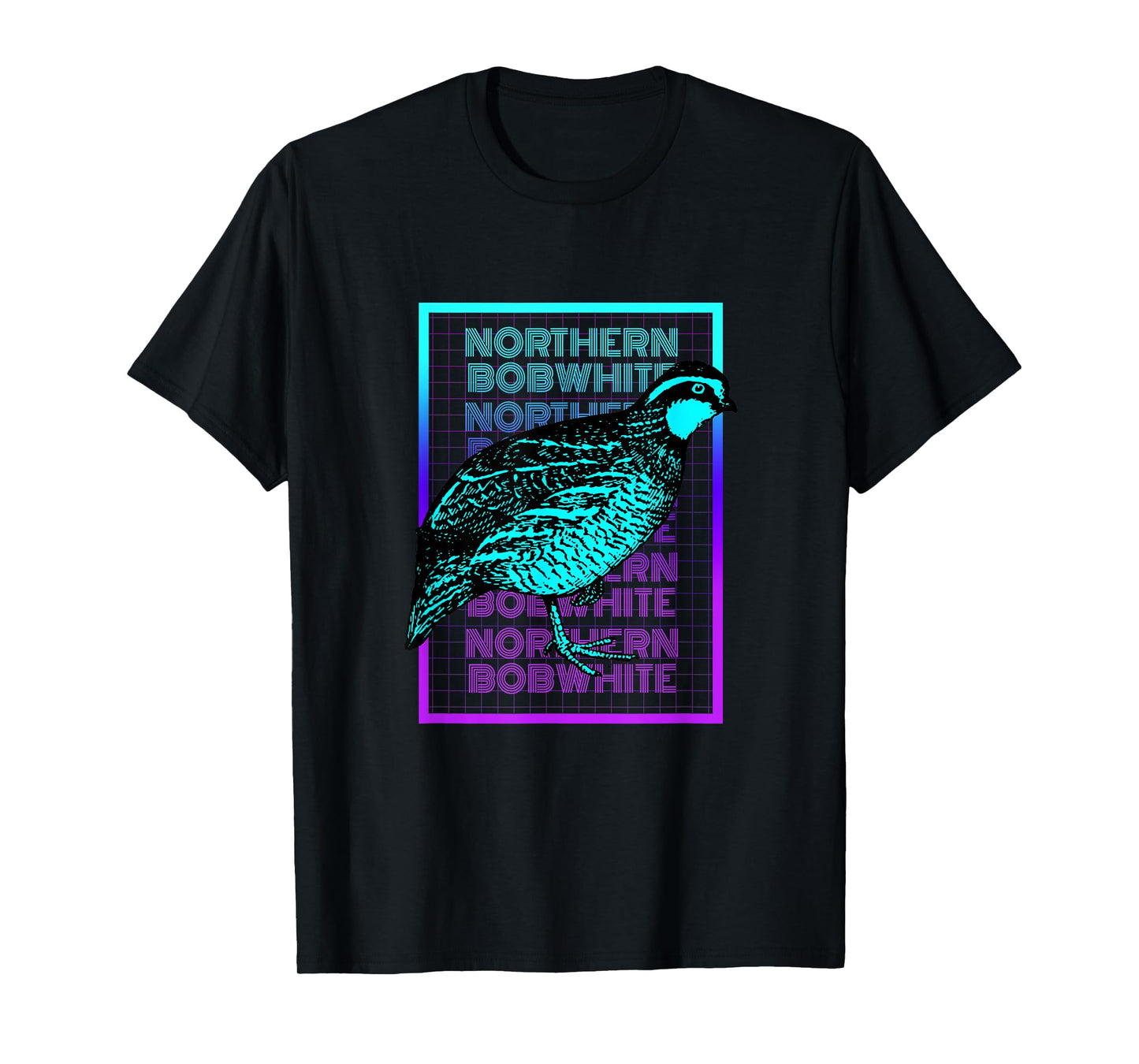 Northern Bobwhite Bird Vintage Retro Northern Bobwhite T-Shirt