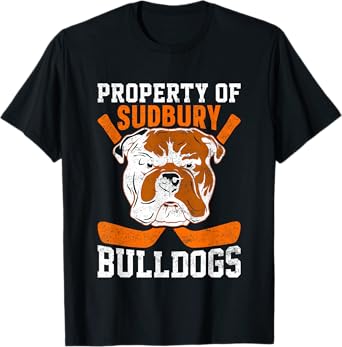 Bulldog Property Of Sudbury Bulldogs Pet Dog T-Shirt