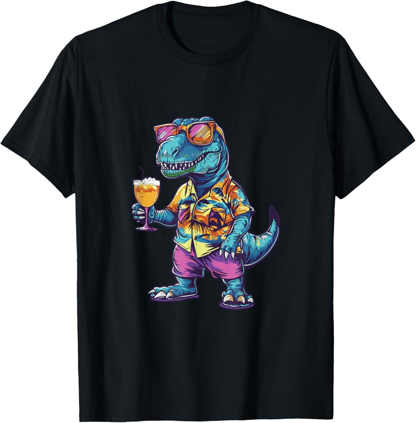 Cool Dinosaur brontosaurus Summer Vacation T-Shirt