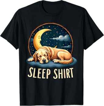 Official Sleepshirt Golden Retriever Sleeping T-Shirt
