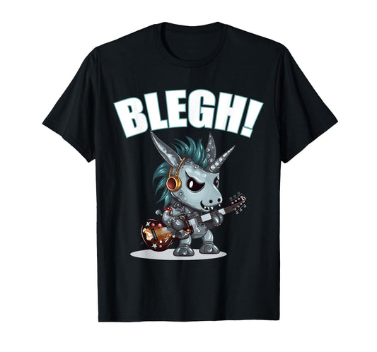 Blegh Heavy Metal Metalcore Unicorn T-Shirt